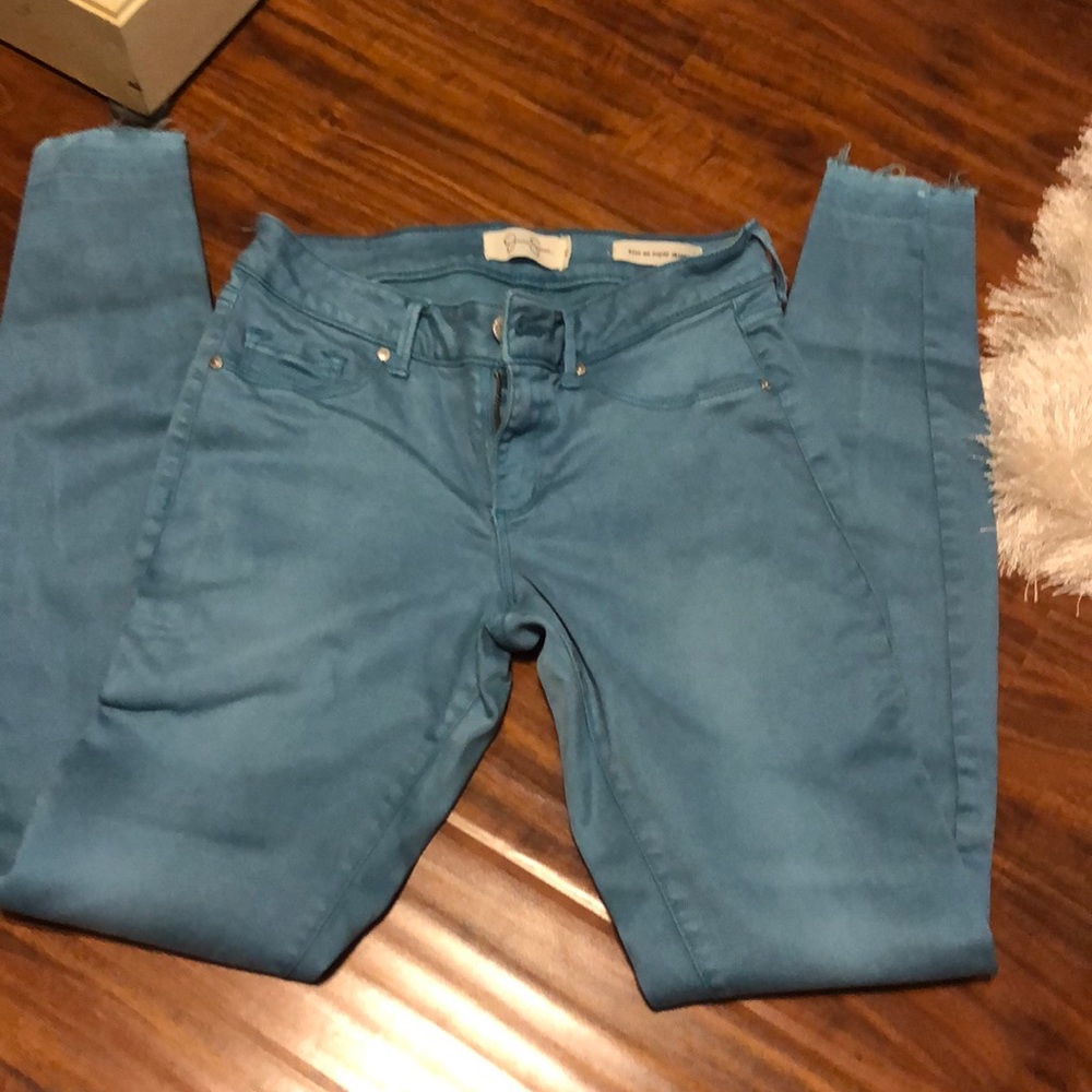 Jessica Simpson blue skinny jeans